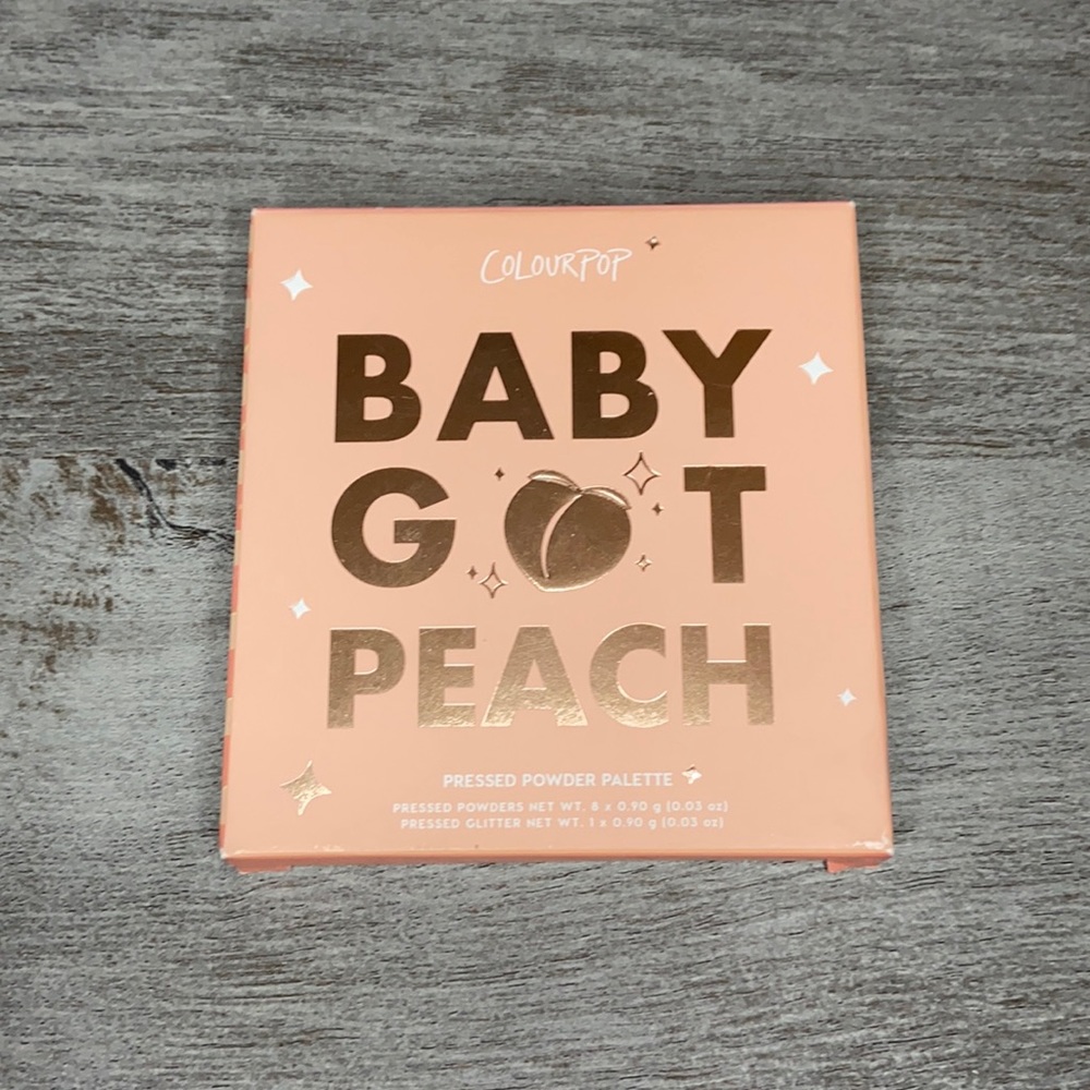 Colourpop baby got peach nine pan palette